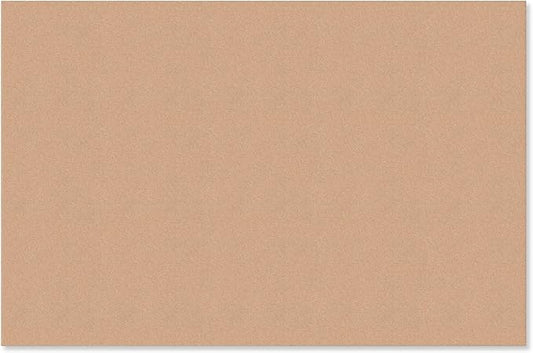 U Brands Cork Canvas Bulletin Board, 36" x 24" Inches, Frameless