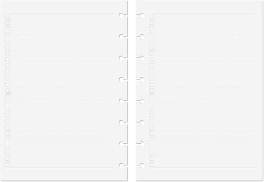 Discagenda Planner Insert Refills Discbound 120gsm 80lb (List, A5)