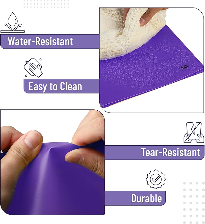 Mr. Pen- Plastic Folders with Pockets and Prongs, 5 Pack, Purple, Pocket Folders, Folders with Prongs, File Folders with Fasteners, 2 Pocket Folder, Folder with Pockets