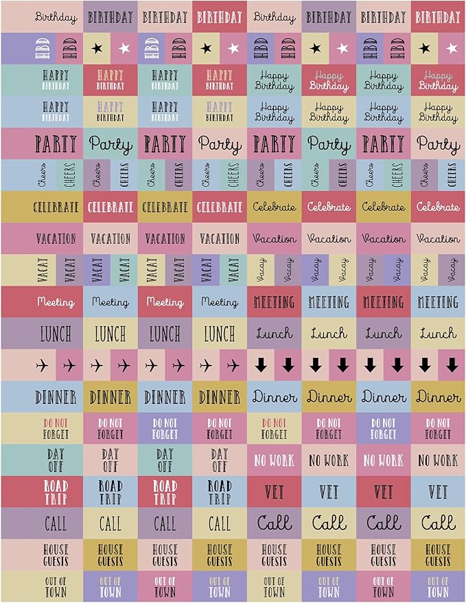TF Publishing 2026 Almost Rainbow Large Weekly Monthly Planner with 12-Month Calendar Grid, Vertical Weekly Pages, Task and Habit Trackers, and Stickers - Large Planner for School or Work - 9in x 11in