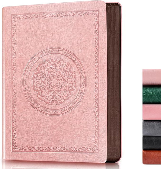 2026 Leather Vintage Journal Notebook,300 Pages,Leather Softcover Lined Journal Notebooks for Women Men,Notebook Journals for Writing Travel,Business,Office,8.5'' X 11.3''