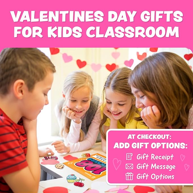 Cute Stickers for Kids - Kawaii Water Bottle Stickers for Teens - 108pc Sticker Pack - Waterproof Vinyl Stickers for Water Bottles, Scrapbook, Laptops - Valentine Stickers for Kids Classroom, Gifts