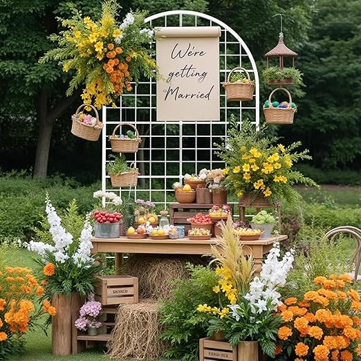 Grid Wall Panel 1PCS Display Stand 2.6' x 5.8' FT White Grid Wall Panels Movable Retail Display Racks Floorstanding Gridwall Heavy Duty with Wheel for Art Craft Photo Displays Fair Trade Show