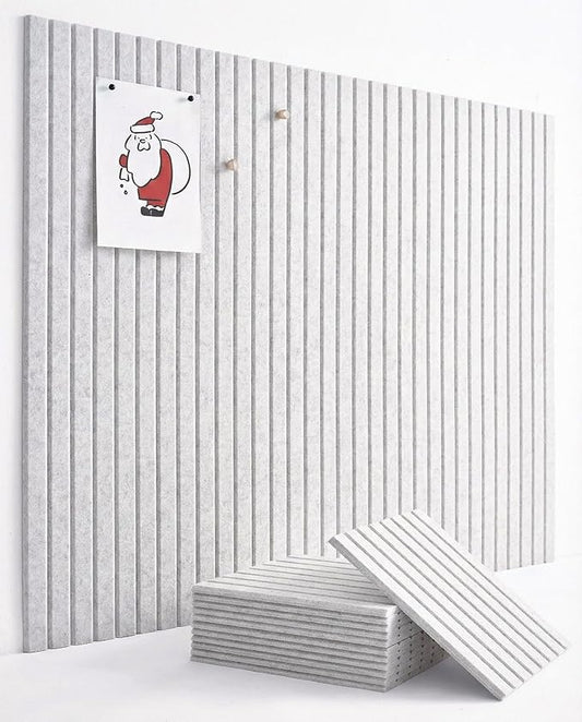 Large Bulletin Board 48x36- Office Wall Organizer Replace Your Old Cork Boards for Walls for Office Decor -12-Pack Felt Wall Panels to Use in Home Office Decor, Classroom Decor (Marble)