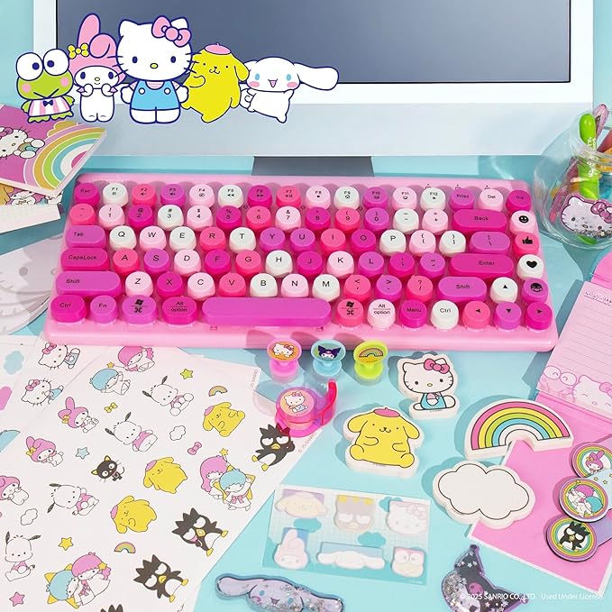 Hello Kitty and Friends Mini Collectible Stationery Set, Cute Stationery, Sanrio Accessories, Cute Sticky Notes, Kawaii School Supplies, Fun Office Supplies, Kawaii Stationery, Cute Hello Kitty Stuff
