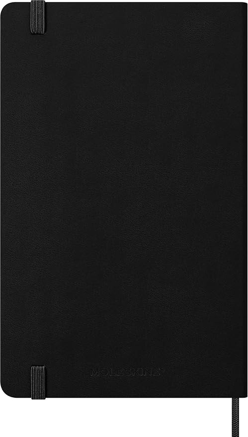 Moleskine Classic 12 Month 2026 Weekly Horizontal Planner, Hard Cover, Large (5" x 8.25"), Black, 144 pages