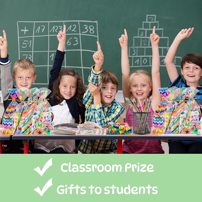 Stationery Party Packs, 28 Pack Birthday Goodie Bags for Classroom Return Gifts for Birthday Party Easter Gift for Students from Teacher Easter Class Gift Rewards