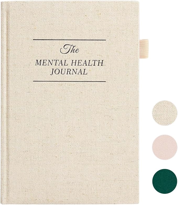 Mental Health Journal for Women and Men - Anxiety & Guided Journal with Mood & Habit Tracker - Take 5 Minuets Everyday - 91 Days Self Care Journal with Prompts, Begie