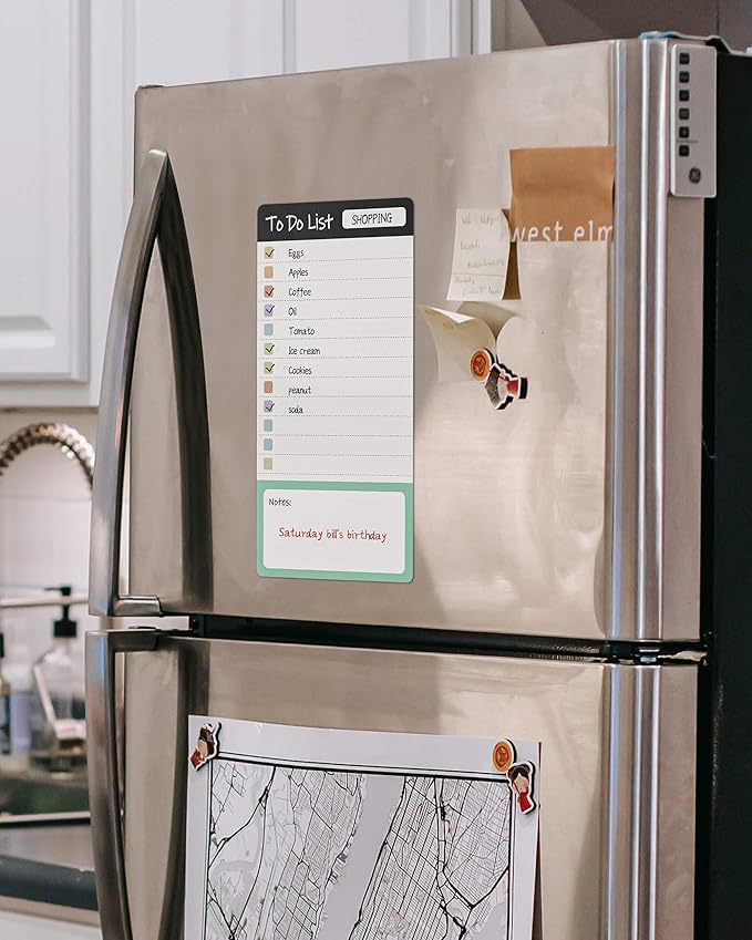 Dry Erase to Do List Sticky Notes| 12pcs Premium Daily Planner White Board| Chore Chart Checklist Notepad| Lined Task Todo Memo Pad| Removable Suitable for Home,Office,Refrigerator,Desk