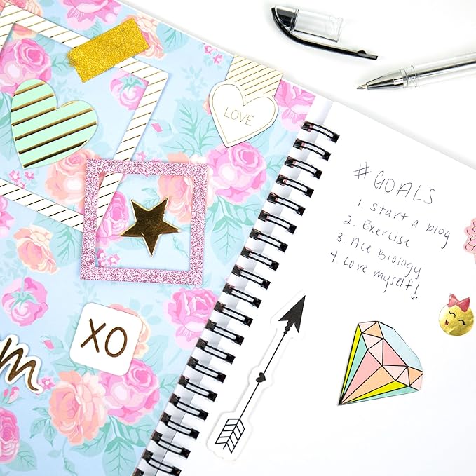 STMT D.I.Y. Dreamers Become Doers Journaling Set, Stationery Set, Bullet Journal Kit, Journaling Kit, Journals for Teen Girls, DIY Journal Set for Girls Ages - 8+