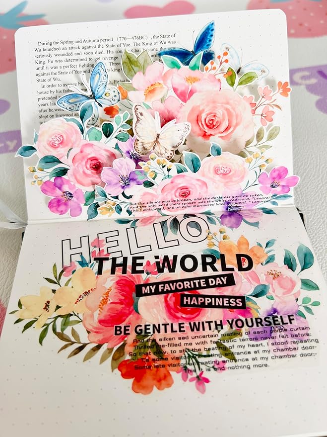 WT Floral PET Tape for Scrapbook Junk Bullet Journaling Supplies, Colored Masking Decorative Tape for Bible Study and Craft Supplies, Width 6cm, Length 5 M(Flower Corridor Wide PET Tape, One Roll)