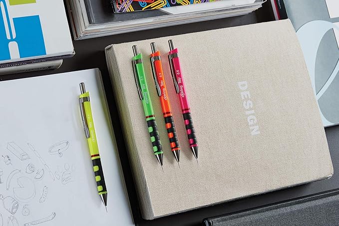 rOtring Tikky Mechanical Pencil Lead 0.5mm, 2B, 12-Count A99(R505 506 2B)