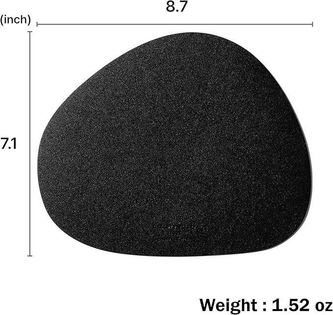 Mouse pad, Non-Slip Washable Waterproof Computer Mouse pad (Black)
