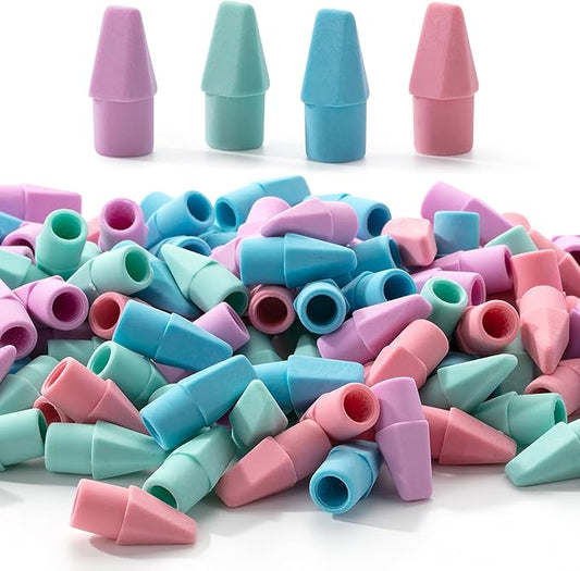 Mr. Pen- Erasers for Pencils, Pencil Top Erasers, Eraser, Pastel Colors, 120 Pack,Latex Free, No Smudge, Mr Pen Erasers for Pencils