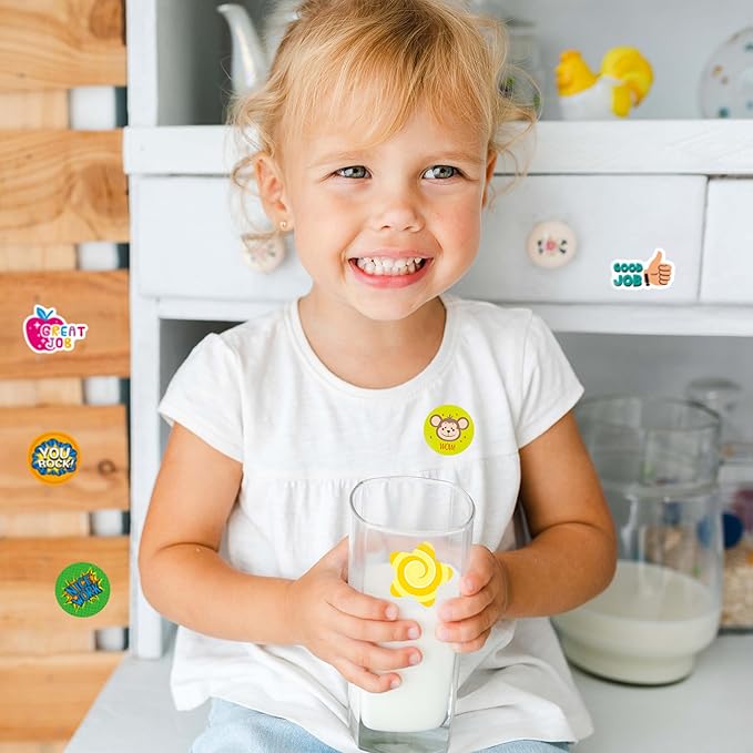 3030+PCS Incentive Stickers, 600+ Designs Animals/Medals/Stars Motivational Sticker Reward Gifts for Teacher Parents Classroom Encourage Kids to Do Chores Go to The Toilet (64 Sheets)