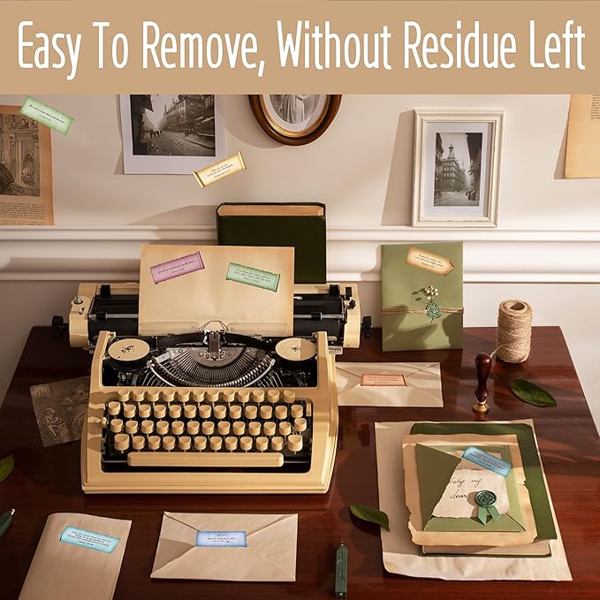 360PCS Bible Verse Stickers, 180 Retro Typewriter Style Designs Christian Religious Stickers Inspirational Vintage Waterproof Labels for Scrapbooks, Bottles, Computer, Planner, Diary, Laptop