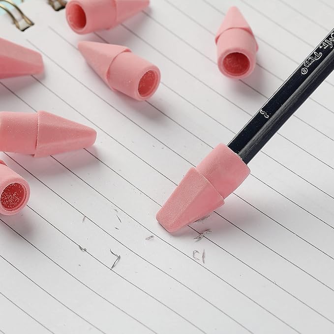 Mr. Pen- Pencil Toppers,120 Pack, Pencil Top Erasers