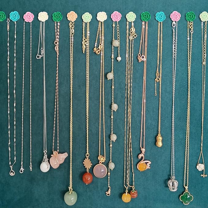 Push Pins for Cork Board - Cuttte 30pcs Decorative Push Pins with Case, Cute Thumb Tacks and Pushpins for Bulletin Board, 6 Colors Flower Pushpins