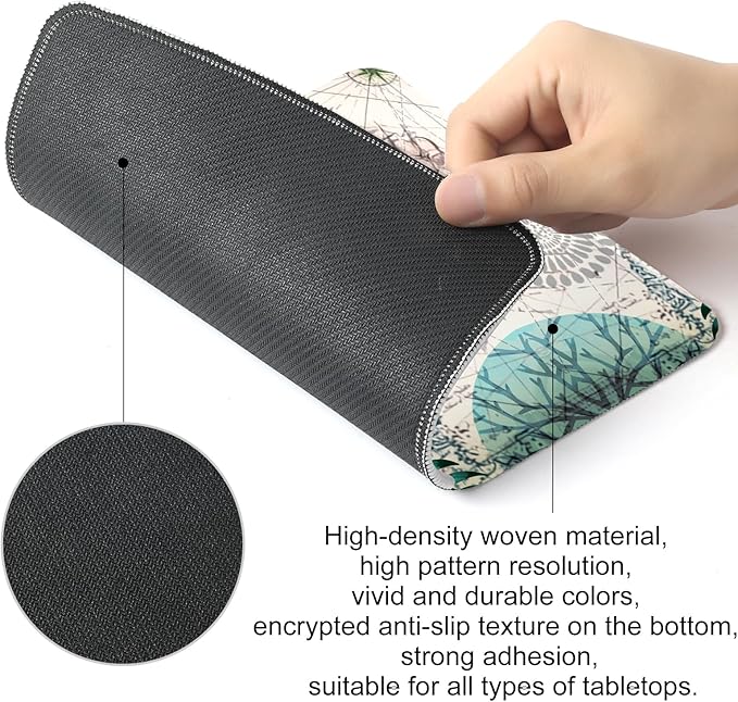 Sea Turtle Square Mouse Pad,Non-Slip Rubber Base Mouse Pad,Home Office Decoration Desktop Accessory,Laptop Mouse Pad for Office Laptops,9.4x7.8x0.12inch 3