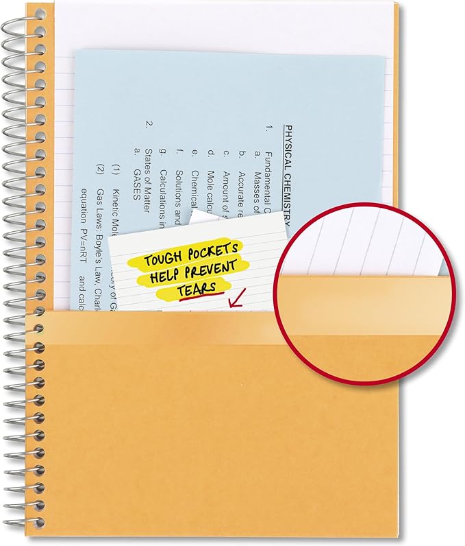Five Star Spiral Notebook, 2 Subject, College Ruled Paper, 6" x 9-1/2", 80 Sheets, Fights Ink Bleed, Water Resistant Cover, Tidewater Blue (840029CG1-ECM)