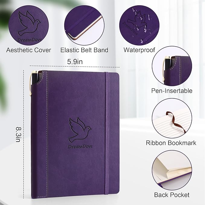 2026 Planner， Undated Weekly Planner With Pockets , Undated A5 Week Plan Notepad 5.5'' X 8.1'' Weekly Agenda Weekly To Do List Planner Notebook With Goal & Habit Tracker Organizer Inner Pocket, Perfect For Office Home School Supplies Vegan Leather Hard...