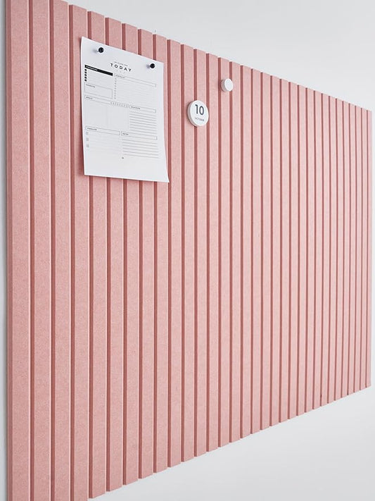 Large Bulletin Board 48"x36"- Office Wall Organizer to Replace Your Old Cork Boards for Walls for Office Decor- 12-Pack Felt Wall Panels for Use in Home Office Decor, Classroom Decor (Salmon)