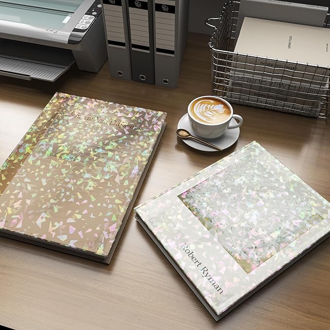 Livelynine 15.8 X 197 Glossy Clear Contact Paper Peel and Stick for Crafts Books Classroom Laminating Self Sealing Glitter Holographic Laminate Sheets Waterproof Desk Wallpaper Self Adhesive