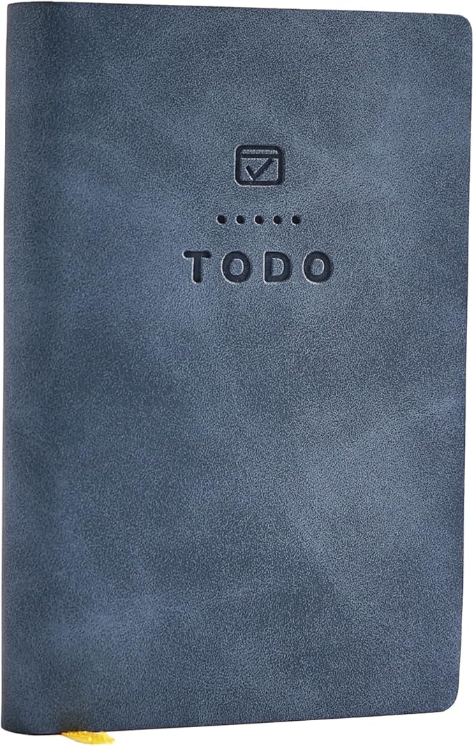 Tiita to Do List Notebook 98 Pages Daily to Do List Notepad for Work Pocket to Do List Undated Daily Planner 4.2"x 2.8" Small Checklist Notebook Dark Blue