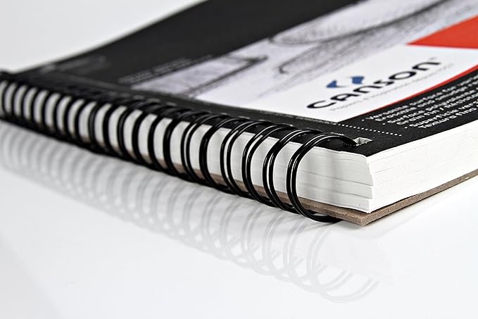 Canson 702-193 Universal Sketch Pad, Side Wire Bound, 11” x 14”, White