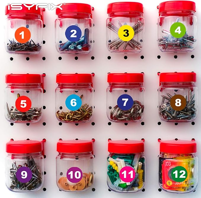 iSYFIX Multicolor Consecutive Number Stickers – 1 to 100, 1-inch, 1 set – Vinyl Self Adhesive Premium Decal, Ideal for Inventory, Storage, Organizing, Boxes, Toolbox, Lockers & More, Indoor/Outdoor