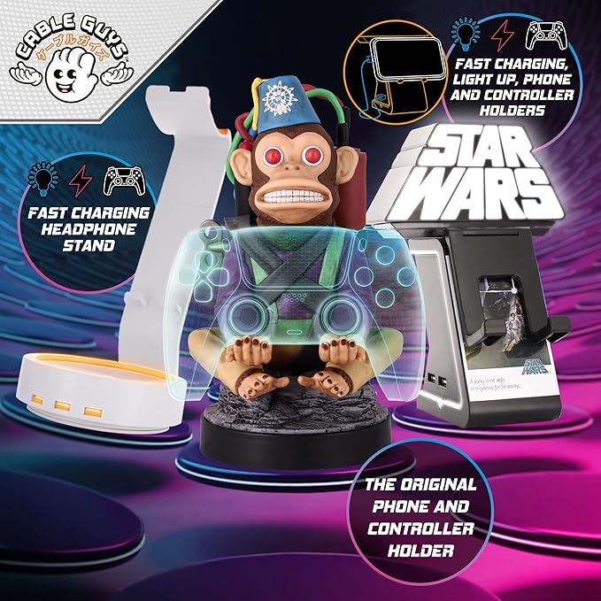 Cableguys Disney Hula Stitch Gaming Figure - Accessory Holder for Controller or Smartphone