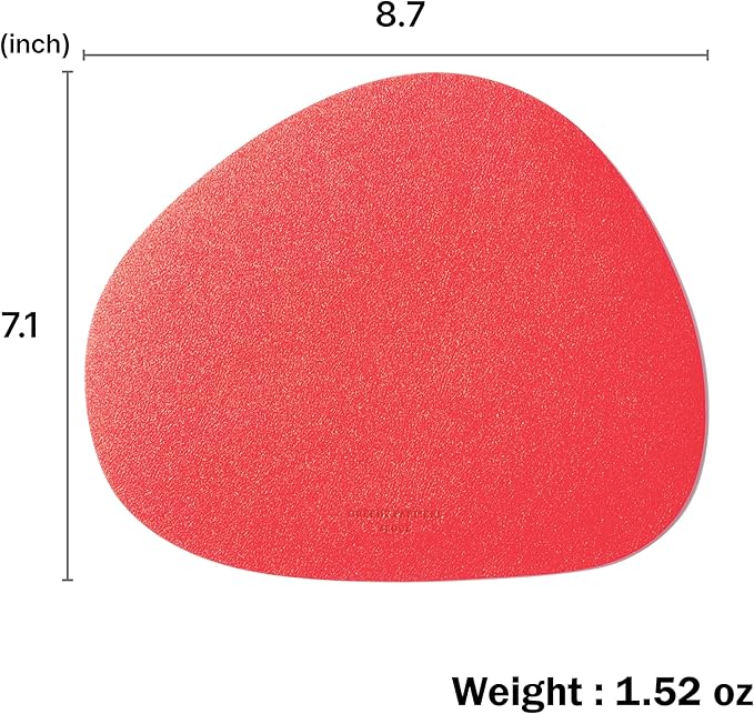 Mouse pad, Non-Slip Washable Waterproof Computer Mouse pad (Red Grapefruit Coral)