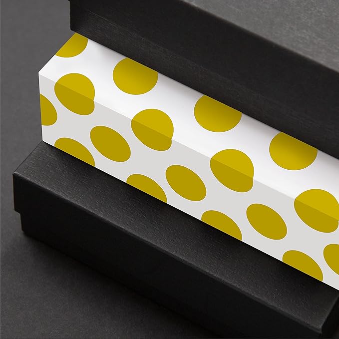 1500 PCS Gold Round Color Coding Circle Dots Inventory Stickers Labels with Perforation Line in Roll (Each Measures 1" in Diameter)