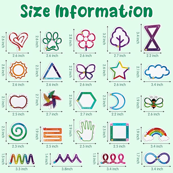 H1vojoxo 120PCS Breath Anxiety Sensory Stickers Tactile Deep Breathing Stickers for Kids Adult Anti Stress Textured Fidget Sticker for Anxiety Sensory Sticker Different Texture for Phone