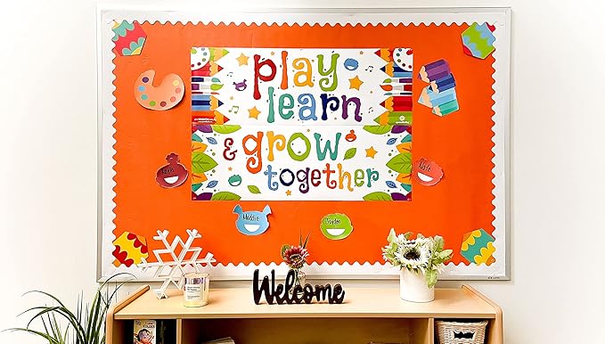 Sproutbrite Classroom Decorations - Banner and Poster for Teachers - Bulletin Board and Wall Decor for Pre School, Elementary and Middle School (Multicolor)