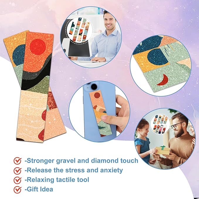 50PCS Calm Stickers for Anxiety Sensory Stickers for Relieve Adults Kids Teens Fidgets Stress Office&Classroom Supplies Anxiety Relief Items with Tactile Textured Surface Patterns(Sun)