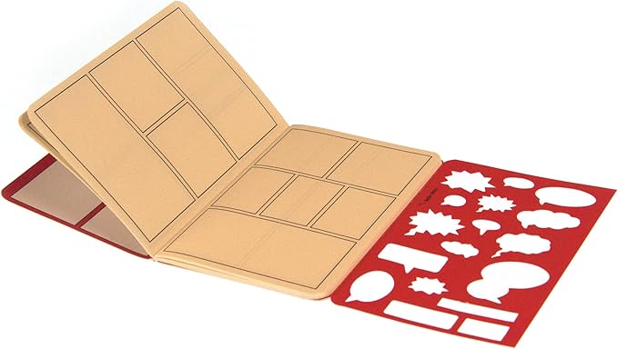 Comic Book Passport Sized Notebook - Filled With Blank Panels for Creating Your Own Comics