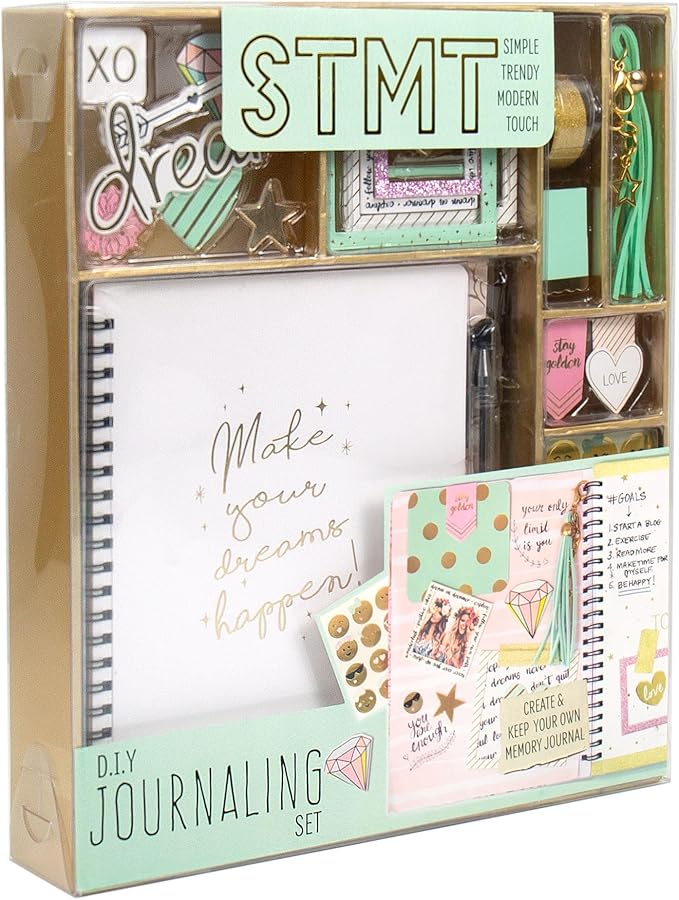 STMT D.I.Y. Dreamers Become Doers Journaling Set, Stationery Set, Bullet Journal Kit, Journaling Kit, Journals for Teen Girls, DIY Journal Set for Girls Ages - 8+
