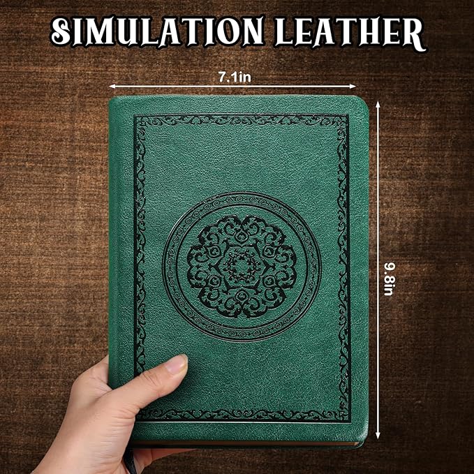 2026 Leather Vintage Journal Notebook,300 Pages,Leather Softcover Lined Journal Notebooks for Women Men,Notebook Journals for Writing Travel,Business,Office,7.1'' X 9.8''