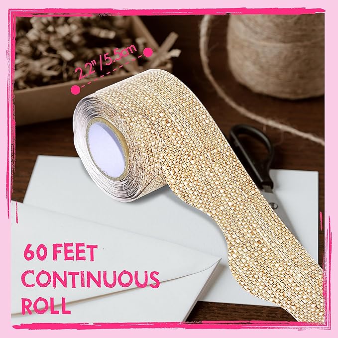 60 Feet Bulletin Board Borders, Scalloped Rolled Border Trim Decoration Bulletin Boards, Walls, Desks, Windows, Doors for School, Classroom & Offices