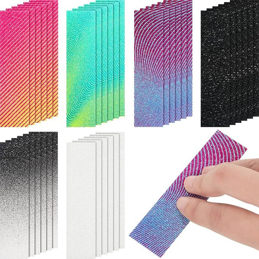 36 Pcs Anxiety Sensory Stickers Strips Adhesive Textured Mental Health Calm Stickers Mindfulness Fidget Decals Stress Anxiety Relief Items for Therapy Office Desk(Gradient Style)
