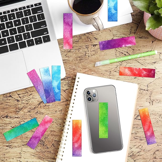 50PCS Calm Stickers for Anxiety Sensory Stickers for Relieve Adults Kids Teens Fidgets Stress Office&Classroom Supplies Anxiety Relief Items with Tactile Textured Surface Patterns(Watercolor)