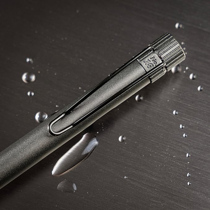 Rite in the Rain Weatherproof Gunmetal Bolt-Action Metal Pen, Black Ink, (No. G16)