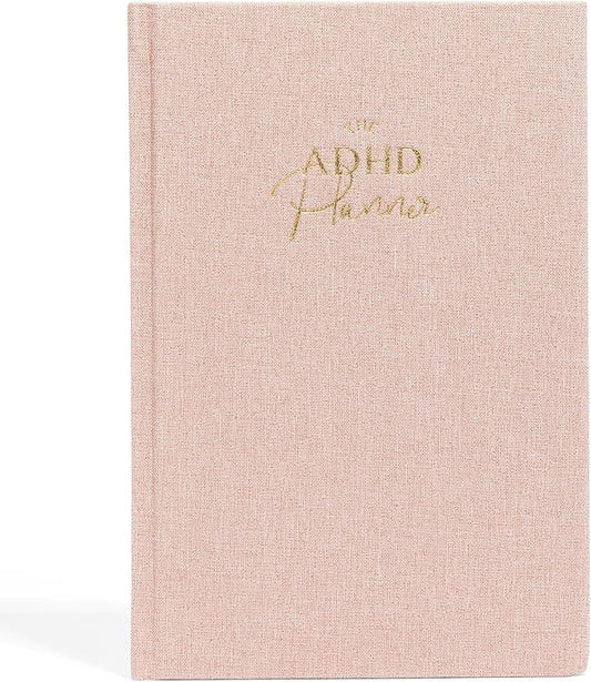 The ADHD Planner for Adults - Undated Daily & Weekly ADHD Journal for Disorganized People, 90 Days - Habit Tracker, Record Emotions & Mood - Academic Goals - Structure & Focus for Adults Brains