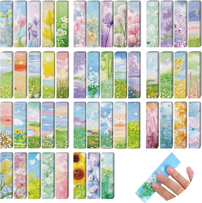 50PCS Calm Stickers for Anxiety Sensory Stickers for Relieve Adults Kids Teens Fidgets Stress Office&Classroom Supplies Anxiety Relief Items with Tactile Textured Surface Patterns(Flower)