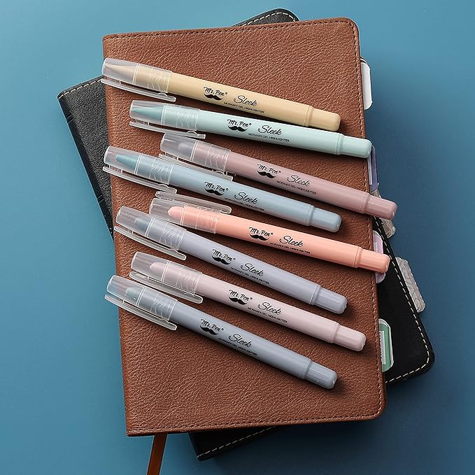 Mr. Pen- Gel Highlighters, 4 Pack, Pastel Pink, Bible Highlighters for Bibles That Do Not Bleed