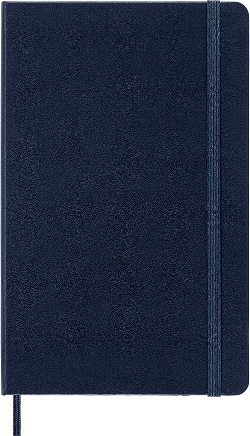 Moleskine Art Sketchbook, Hard Cover, Large (5" x 8.25") Plain/Blank, Sapphire Blue, 104 Pages