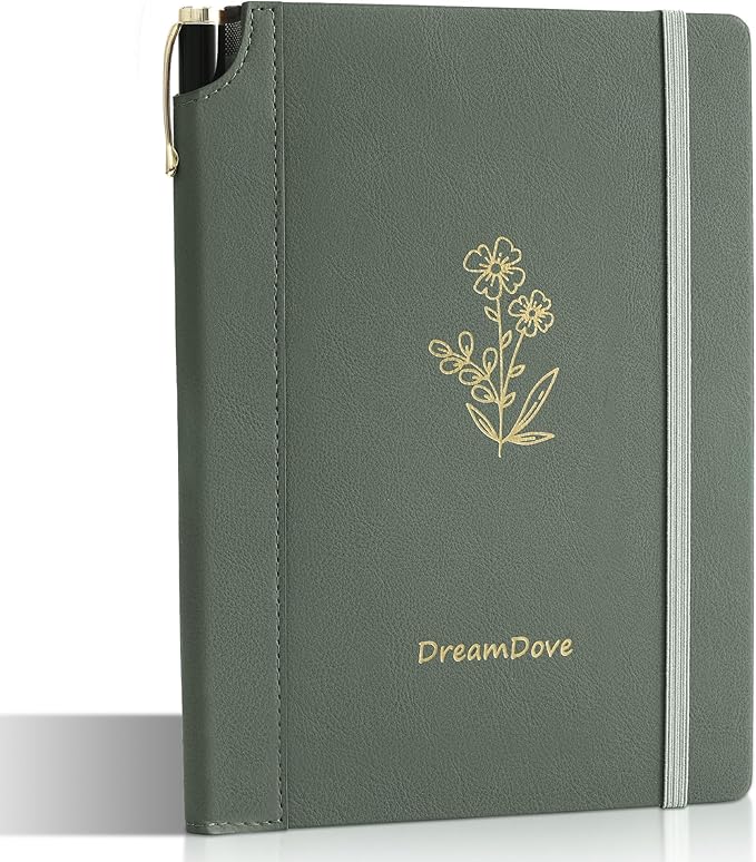 2026 Planner，Undated Weekly Planner With Pockets , A5 Week Plan Notepad5.5'' X 8.1'' Weekly Agenda Weekly To Do List Planner Notebook With Goal & Habit Tracker Organizer Inner Pocket, Perfect For Office Home School Supplies Vegan Leather Hardcover (flo...