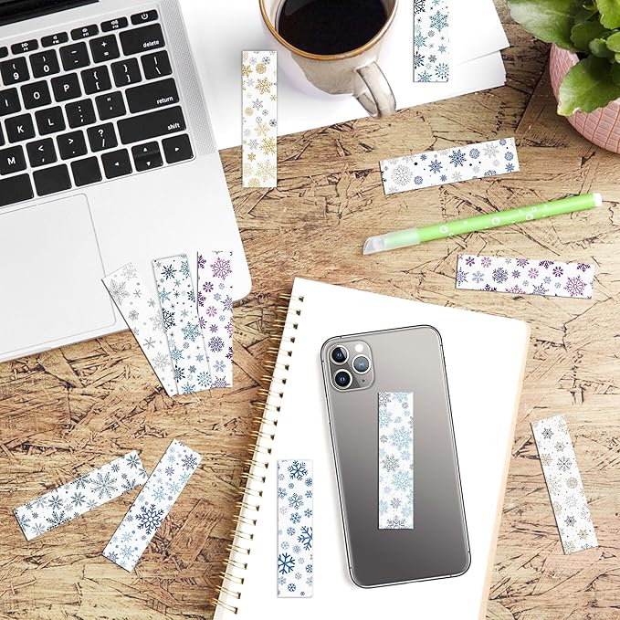 50PCS Calm Stickers for Anxiety Sensory Stickers for Relieve Adults Kids Teens Fidgets Stress Office&Classroom Supplies Anxiety Relief Items with Tactile Textured Surface (Snowflake)