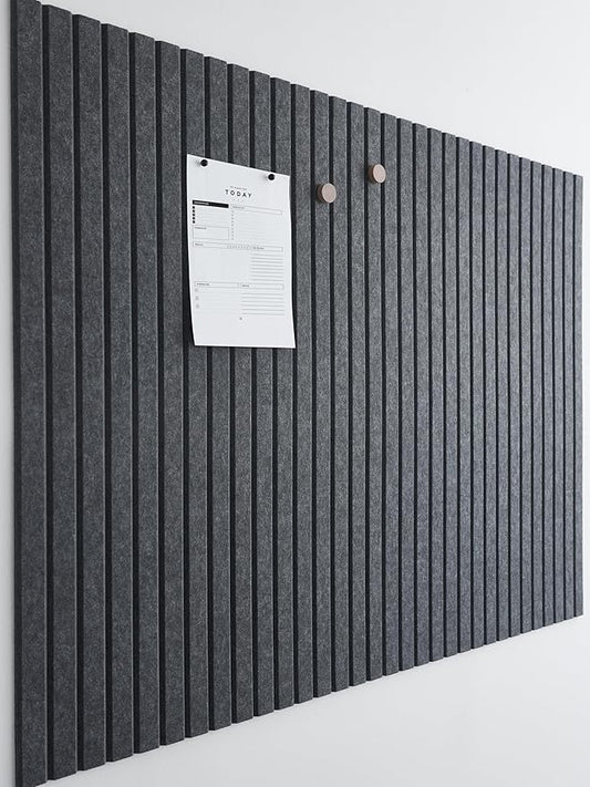 Large Bulletin Board 48x36 - Office Wall Organizer, Replace Your Old Cork Boards for Walls for Office Decor -12-Pack Felt Wall Panels to Use in Home Office Decor, Classroom Decor (Moonstone)